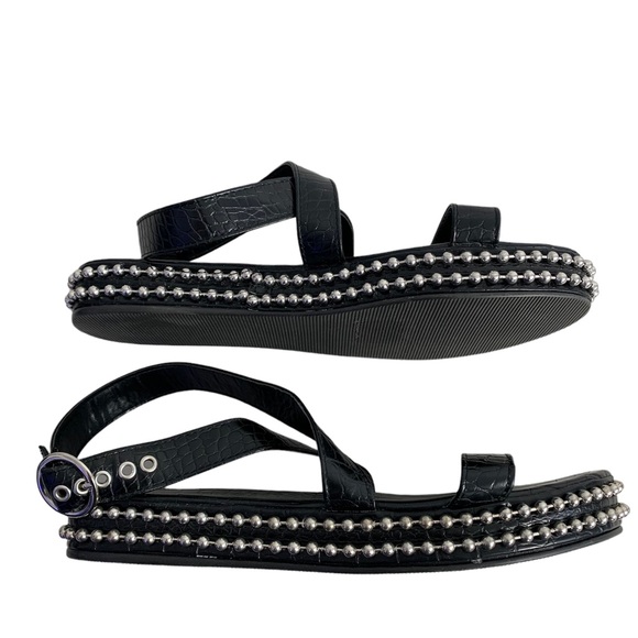 Cape Robbin Maxine Beaded Trim Ankle Strappy Sandals Ladies Sz 10M - Picture 5 of 5